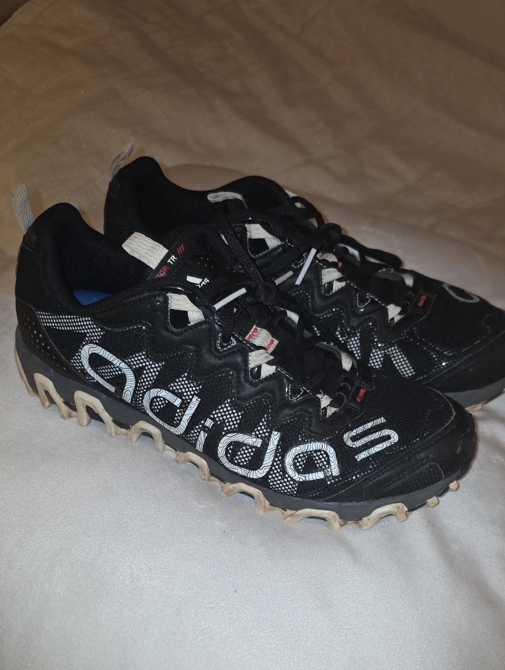 adidas Vigor TR Trail  Running shoes Black and White  Size 12 Male